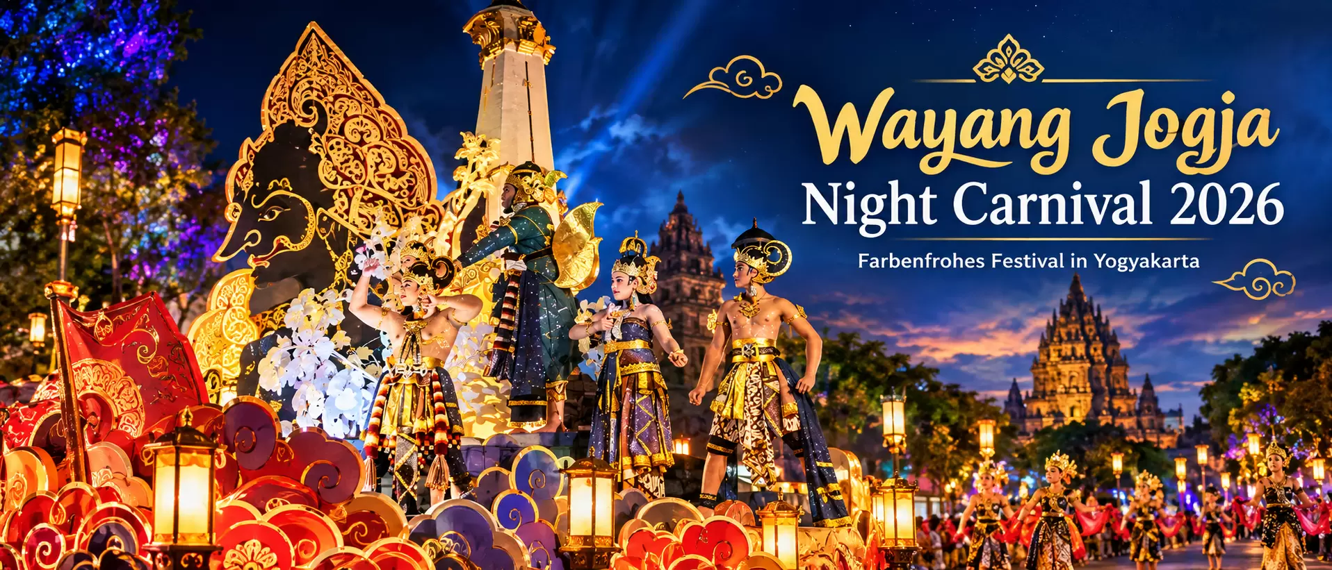 Wayang Jogja Night Carnival 2026 – Farbenfrohes Festival in Yogyakarta